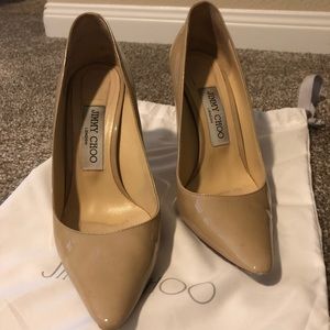 Jimmy Choo nude heel
